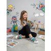 Dětské barefoot tenisky BE LENKA Canvi Kids komiksová barva (Velikost 26)