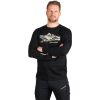 Pánské bavlněné triko NORTHFINDER Dacso černé (VELIKOST XL)