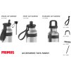 Láhev PRIMUS Tufa Narrow 0,8L Single Wall Primus Red - červená (Velikost 0,8L)