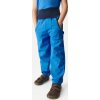 Dětské softshellové kalhoty UNUO s fleecem Basic, Modrá (Velikost 98/104, Věk 2-4 roky)