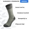 Merino ponožky NORTHMAN Horten 4-pack šedé (Velikost 42-44)