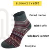 Merino ponožky NORTHMAN Ingri 4-pack tmavě šedé (Velikost 42-44)