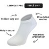 Letní merino ponožky NORTHMAN 3-pack bílé (Velikost 42-44)