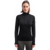 Dámská merino mikina SENSOR Merino Extreme Up černá (Velikost XL, Barva černá)