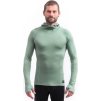 Pánské merino triko SENSOR Merino DF s kapucí zelené (Barva zelená, Velikost S)