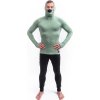 Pánské merino triko SENSOR Merino DF s kapucí zelené (Barva zelená, Velikost S)