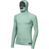 Pánské merino triko SENSOR Merino DF s kapucí zelené (Barva zelená, Velikost S)