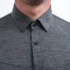 Pánská merino košile PROGRESS Merino lite šedá (Velikost L, Barva šedá)
