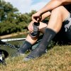 CYklistické ponožky NORTHMAN Etape tmavě šedé (Velikost 42-44)