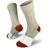 Merino ponožky NORTHMAN Narvik 2-pack béžová (Velikost 42-44)