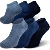 Letní merino ponožky NORTHMAN 3-pack modrý mix (Velikost 42-44)