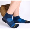 Běžecké merino ponožky NORTHMAN PRO Mid modrá (Velikost 42-44)