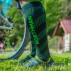 Kompresní ponožky a návlek NORTHHMAN Elite 3-pack zelené (Velikost 42-47)