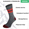 Merino ponožky NORTHMAN Larvik 3-pack šedý mix (Velikost 42-44)
