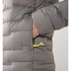 Dámská péřová bunda Haglöfs ROC Flash Down hood dámská - šedá (Velikost XS)