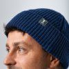 Merino beanie NORTHMAN 1:1 tmavě modrá (Barva Tmavě modrá)