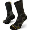 Turistické merino ponožky NORTHMAN Svarog 3-pack černé (Velikost 42-44)