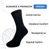 Merino ponožky NORTHMAN Gunnar 5+2 černé (Velikost 42-44)