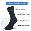 Letní merino ponožky NORTHMAN Gunnar 5+2 černé (Velikost 42-44)