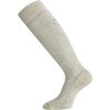 Unisex merino lyžařské podkolenky LASTING WMS béžové (Velikost S)