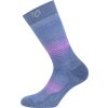Unisex merino ponožky LASTING WLG fialové (Velikost S)