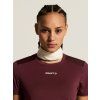 Dámské tréninkové triko CRAFT ADV Essence SS 2 - červená (Velikost XS)