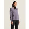Dámské funkční triko CRAFT Hypervent Longsleeve - fialová (Velikost XS)