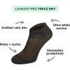 Letní merino ponožky NORTHMAN Gobi 4-pack hnědý mix (Velikost 42-44)