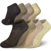 Letní merino ponožky NORTHMAN Gobi 4-pack hnědý mix (Velikost 42-44)