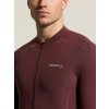 Pánský cyklodres CRAFT Endur Training LS - červená (Velikost S)