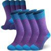 Ponožky merino NORTHMAN Hamar 4-pack fialová (Velikost 42-44)