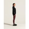 Dámské běžecké triko CRAFT SubZ Zip Jersey - černá (Velikost XS)
