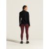 Dámské běžecké triko CRAFT SubZ Zip Jersey - černá (Velikost XS)