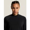 Dámské běžecké triko CRAFT SubZ Zip Jersey - černá (Velikost XS)