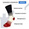 Merino ponožky NORTHMAN Trojan2 4-pack barevný mix (Velikost 42-44)