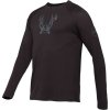 Pánské merino blend triko s dlouhým rukávem KLIMATEX Fafnir černá (Velikost XL)
