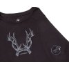 Pánské merino blend triko s dlouhým rukávem KLIMATEX Fafnir černá (Velikost XL)