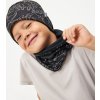 Dětský nákrčník UNUO z fleecu Basic, Černá, Dino (Velikost Dětská)