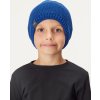 Dětská čepice UNUO pletená Warm, Sytě modrá (Velikost S (45 - 48 cm), Věk 1-3 roky)