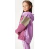 Dětská softshellová bunda UNUO s fleecem Basic, Lila, Sopka (Velikost 98/104, Věk 2-4 roky)
