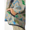 Dětská softshellová bunda UNUO s fleecem Basic, Khaki, Dino (Velikost 86/92, Věk 18-24 měsíců)
