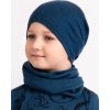 Dětská merino čepice UNUO Basic, Petrolejová (Velikost S (45 - 48 cm), Věk 1-3 roky)