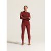 Dámské funkční triko CRAFT Thermal Baselayer Longsleeve - červená (Velikost XS)