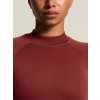 Dámské funkční triko CRAFT Thermal Baselayer Longsleeve - červená (Velikost XS)