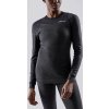 Dámský merino set CRAFT Core Wool černá žíhaná (Velikost XS)