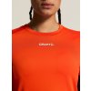 Dámské funkční triko CRAFT ADV Essence SS 2 - oranžová (Velikost XS)