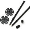 Turistické hole SILVA Trekking aluminum Z-fold black - černá (Velikost UNI)