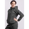 Dámská tepláková mikina PROGRESS Fit Zip Hoody Lady antracit (Velikost S)
