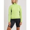 Dámská cyklistická bunda CRAFT Essence Light Wind žlutá (Velikost S)