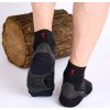 Běžecké merino ponožky NORTHMAN Pro Mid 3-pack tmavě šedá (Velikost 42-44)